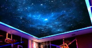 Натяжной потолок звездное небо Амурск, цена от 5291 руб.