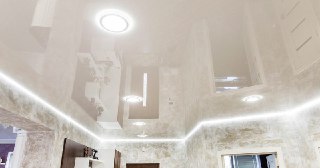 Натяжной ПВХ потолок Амурск, цена от 2125 руб.